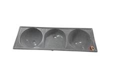 TANQUE TRIPLO 1.50X0.50 GRANIT. CINZA