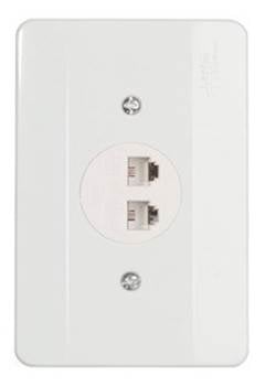 TOMADA DUPLA RJ11 TELEFONE DUNAS