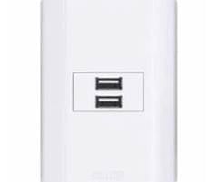 TOMADA DUPLA USB CANOA