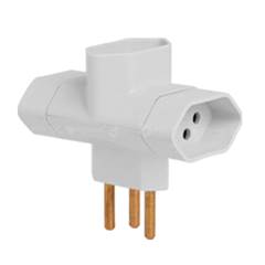 PINO 3 SAIDAS 2P+T 10A BR C20 ROMAZI