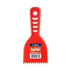 ESPATULA PLASTICA DENTADA 8CM ATLAS