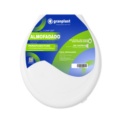 ASSENTO ALMOFADADO BRANCO GRANPLAST