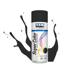 SPRAY TEKBOND PRETO FOS 350ML ALTA TEMP.