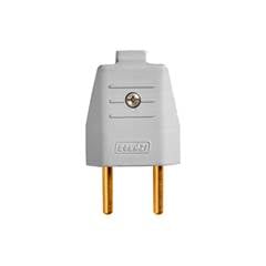 PLUGUE MACHO 2P+T 20A 180° CINZA ROMAZI