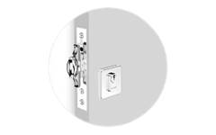 FECHADURA AUX 3 EM 1 INOX POL ROS24