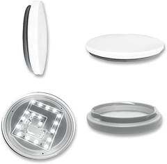 PLAF LED SBP S/BORDAS LUZ DF FRM RED 15W