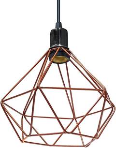 PENDENTE TETO LUSTRE ARAM DIAM 20CM PT