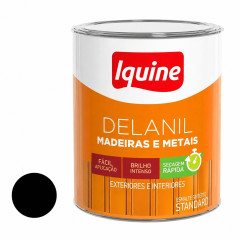TINTA DELANIL MAD E MET PRETO 750ML