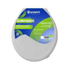 ASSENTO ALMOFADADO CZA CLARO GRANPLAST