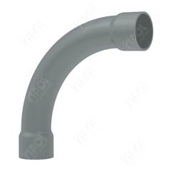 CURVA 90 LONGA 3/4 CINZA ESCURO TRAM