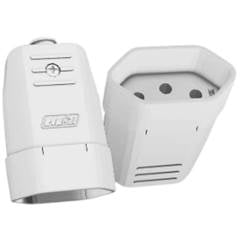 PLUGUE FEMEA 2P+T 10A BRANCO ROMAZI