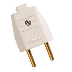 PLUGUE MACHO 2P 10A 90° BRANCO ROMAZI