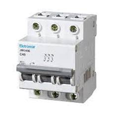 DISJUNTOR ELETROMAR DIN TRIFASICO 40A