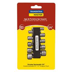 JOGO PONTEIRAS TP SOQUETE 10P TRAMONTINA