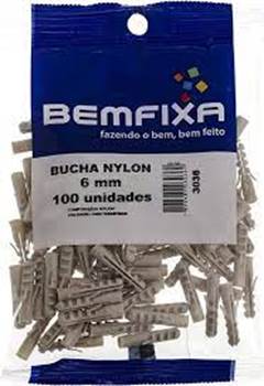 BUCHA 06MM SC C/ 30 UNID. BEMFIXA