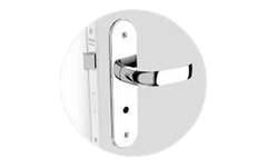 FECHADURA ICARO RETA BAN CROMADO SOPRANO