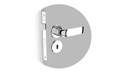 FECHADURA GRAND ICARO INT CROMADO ROS38