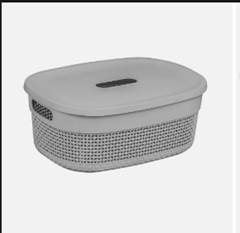 CESTO ORGANIZADOR C/TAMPA 3,5L ASTRA