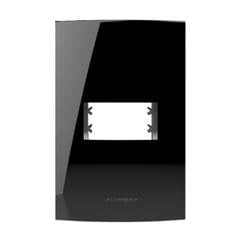 PLACA 1 MOD. C/ SUPORTE CANOA BLACK