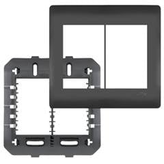 PLACA 6 MOD. C/ SUPORTE CANOA BLACK