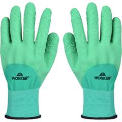 LUVA WK11 LATEX POLIESTER 8” M WORKER