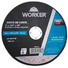 DISCO CARBURETO 7” G320 WORKER