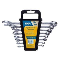 JOGO CHAVE COMB. FIXA 6-17MM 8PCS KALA