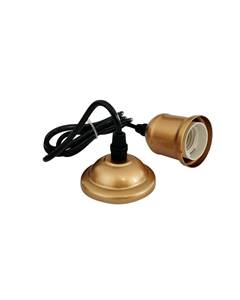 PENDENTE SOQUETE E27 DOURADO BRAVO