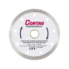 DISCO DIAM P/PORCEL.CORTAG 110MMX20MM BR