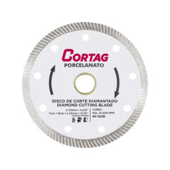 DISCO DIAM P/PORCEL.CORTAG 110MMX20MM BR