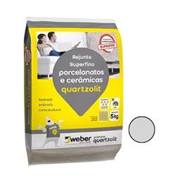 REJ PORC. CINZA PLATINA 5KG QUARTZOLIT