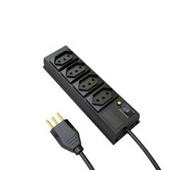 FILTRO DE LINHA TECHNA 2P+T PRETO 4 S.