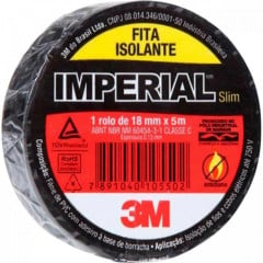 FITA ISOLANTE IMPERIAL 3M 18MMX5M