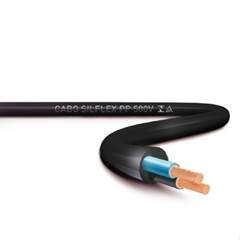 CABO FLEX SIL PP 2X1,50MM PRETO- METRO
