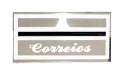 PORTA CARTA INOX  BRANCO - TELHALUZ