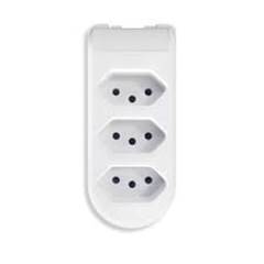 TOMADA BARRA PLUZIE 3 TOM.2P+T 10A BR