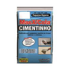 CIMENTO BRANCO 1KG MACXCOLA