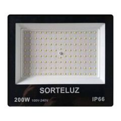 PROJETOR LED 200W 6,4K FLEX SORTE LUZ