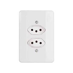 TOMADA 4X2 DUP 2P+T 10A MILL BR MECTRONI