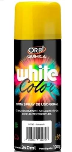 TINTA ORBISPRAY AMARELO 340ML/190G