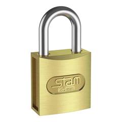 CADEADO LAT 25MM 00101 STAM ZAMAC