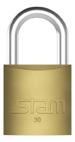 CADEADO LAT 30MM HAST LG STAM ZAMAC