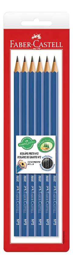 ECOLAPIS Nº2 KIT C/6 FABERCASTELL