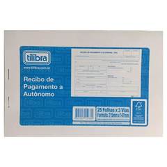 BLOCO RECIBOS DE PAGAMENTO 25X3 TILIBRA