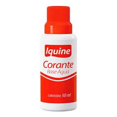 CORANTE 50ML VERMELHO IQUINE