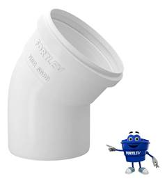 JOELHO 45 ESGOTO 50MM FORTLEV