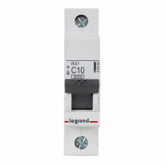 MINIDISJUNTOR RX2 10A MONOP. 3KA LEGRAND