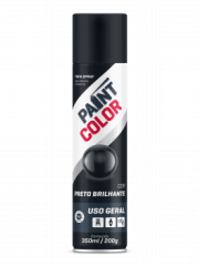 TINTA PAINTCOLOR 400ML U.G PRETO BRILHAN