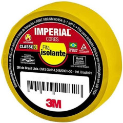 FITA ISO. IMPERIAL 3M 18MMX10M AMARELA