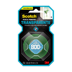 FITA FIXA FORTE TRANSP. 19MMX2M SCOTCH
